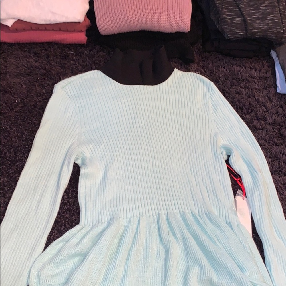 Blue sweater